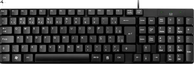 Teclado Multilaser TF100 TC193BU